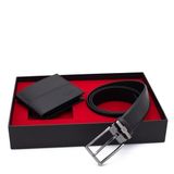 Pierre Cardin Deri Cüzdan & Kemer İkili Set PC100F-22065A41 (Siyah, 135 CM)