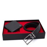 Pierre Cardin Deri Cüzdan & Kemer İkili Set PC100F-2361A41 (Siyah, 135 CM)