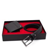 Pierre Cardin Deri Cüzdan & Kemer İkili Set PC2009-2361K2S (Siyah, 130 CM)