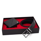 Pierre Cardin Deri Cüzdan & Kemer İkili Set PC2209K-2044C2G (Siyah, 110 CM)