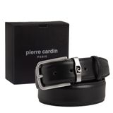 Pierre Cardin Deri Erkek Kemeri (En 3,5) PCANLSZ (Siyah, 110 CM)