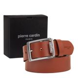 Pierre Cardin Deri Erkek Kemeri (En 4 cm) PC3100 (Taba, 110 CM)