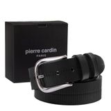 Pierre Cardin Deri Erkek Kemeri (En 4 cm) PC4160 (Siyah, 120 CM)