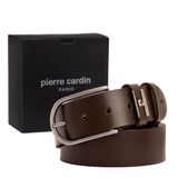 Pierre Cardin Deri Erkek Kemeri (En 4 cm) PCMDL (Kahve, 115 CM)