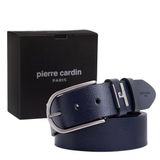 Pierre Cardin Deri Erkek Kemeri (En 4 cm) PCMDL (Lacivert, 110 CM)