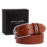Pierre Cardin Deri Erkek Kemeri (En 4 cm) PCMDL (Taba, 120 CM)