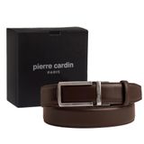 Pierre Cardin Deri Otomatik Tokalı Erkek Kemeri (En 3,5 cm) PCOTM01 (Kahve, 130 CM)