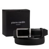 Pierre Cardin Deri Otomatik Tokalı Erkek Kemeri (En 3,5 cm) PCOTM01 (Siyah, 135 CM)