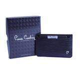 Pierre Cardin Deri Siyah Erkek Kartlık