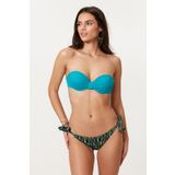 Pierre Cardin Desenli 217334 Dolgulu Straplez Kadın Bikini Takım