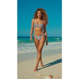 Pierre Cardin Double Dolgulu Bikini Takım Siyah Beyaz Desenli 231205-D - 38