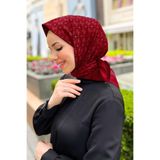 Pierre Cardin Elegans Monogram Eşarp - 1090750-941 - Osmanlı Kırmızısı