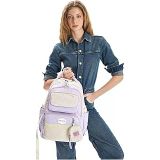 Pierre Cardin Ergonomik Çocuk Okul Sırt Çantası Mor Renk 07PC2824
