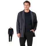 Pierre Cardin Erkek 3'lü Kutulu Çeyizlik Röpdöşambırlı Siyah Pijama Takımı - Siyah - ARSNOERFKGFECF5635-SI