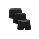 Pierre Cardin Erkek 3lü Stretch Boxer Siyah