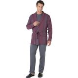 Pierre Cardin Erkek 3'Lü Uzun Kollu Pamuklu Pijama Takım Çizgili Robdöşambır Kutulu Damat Çeyiz Seti
