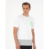 Pierre Cardin Erkek Açık Gri Regular Fit Tişört 50282045-VR001 - S