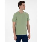 Pierre Cardin Erkek Açık Haki Regular Fit Tişört 50302581-VR183 - S