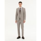 Pierre Cardin Erkek Açık Kahverengi Slim Fit Takım Elbise 50285267-VR002 - 46 - 6 Drop