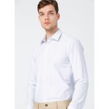 Pierre Cardin Erkek Açık Mavi Çizgili Slim Fit Gömlek