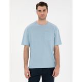 Pierre Cardin Erkek Açık Mavi Comfort Fit Basic Tişört 50306991-VR003 - L