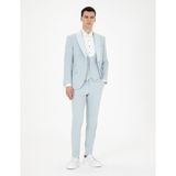 Pierre Cardin Erkek Açık Mavi Ex. Slim Fit Yelekli Smokin 50288078-VR003 - 48 - 6 Drop