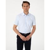 Pierre Cardin Erkek Açık Mavi Regular Fit Kısa Kollu Gömlek 50307003-VR003