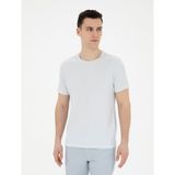 Pierre Cardin Erkek Açık Mavi Slim Fit Tişört 50288914-VR095 - Buz Mavisi - XXXL