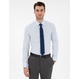 Pierre Cardin Erkek Açık Mavi Slim Fit Uzun Kollu Basic Gömlek 50307297-VR003