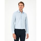Pierre Cardin Erkek Açık Mavi Slim Fit Uzun Kollu Gömlek 50294732-VR003