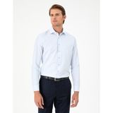 Pierre Cardin Erkek Açık Mavi Slim Fit Uzun Kollu Gömlek 50296573-VR003 - 3XL