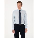 Pierre Cardin Erkek Açık Mavi Slim Fit Uzun Kollu Gömlek 50303339-VR003