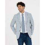 Pierre Cardin Erkek Açık Mavi Yün Karışımlı Slim Fit Ceket 50273166-VR003 - 46