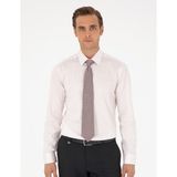 Pierre Cardin Erkek Açık Pembe Slim Fit Uzun Kollu Basic Gömlek 50292520-VR078 - XL