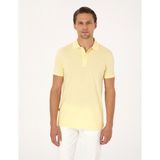 Pierre Cardin Erkek Açık Sarı Slim Fit Basic Tişört 50325323-VR004