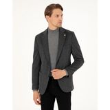 Pierre Cardin Erkek Antrasit Ex. Slim Fit Ceket 50296407-VR006 - 48 - 6 Drop
