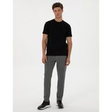 Pierre Cardin Erkek Antrasit Melanj Slim Fit 3 Iplik Düz Paça Eşofman Altı 50317670-VR081 - 2XL