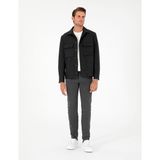 Pierre Cardin Erkek Antrasit Slim Fit Kanvas Pantolon 50295933-VR006 - 36 - 32