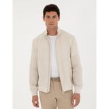 Pierre Cardin Erkek Bej Baharlık Mevsimlik Mont 50288213-VR156 - Bej Melanj