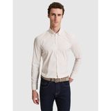 Pierre Cardin Erkek Bej Çizgili Slim Fit Uzunkollu Gömlek 50320890-VR011