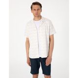 Pierre Cardin Erkek Bej Comfort Fit Kısa Kollu Gömlek 50304509-VR011