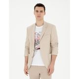 Pierre Cardin Erkek Bej Ex. Slim Fit Ceket 50285244-VR011 - 6 Drop