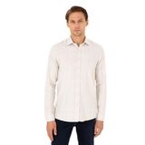 Pierre Cardin Erkek Bej Gömlek Desenli 50292229-vr011
