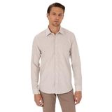 Pierre Cardin Erkek Bej Gömlek Desenli 50297468-vr011
