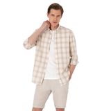 Pierre Cardin Erkek Bej Gömlek Desenli 50310832-VR011
