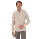 Pierre Cardin Erkek Bej Gömlek Desenli 50316751-VR011