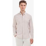 Pierre Cardin Erkek Bej Keten Karışımlı Regular Fit Uzun Kollu Gömlek 50320941-VR011