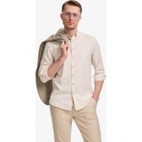 Pierre Cardin Erkek Bej Oxford Slim Fit Kolay Ütülenebilir Gömlek 50325365-VR011