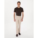 Pierre Cardin Erkek Bej Regular Fit Basic Kanvas Pantolon 50305473-VR011 - 34