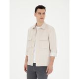Pierre Cardin Erkek Bej Regular Fit Ceket 50285546-VR011 - 6 Drop